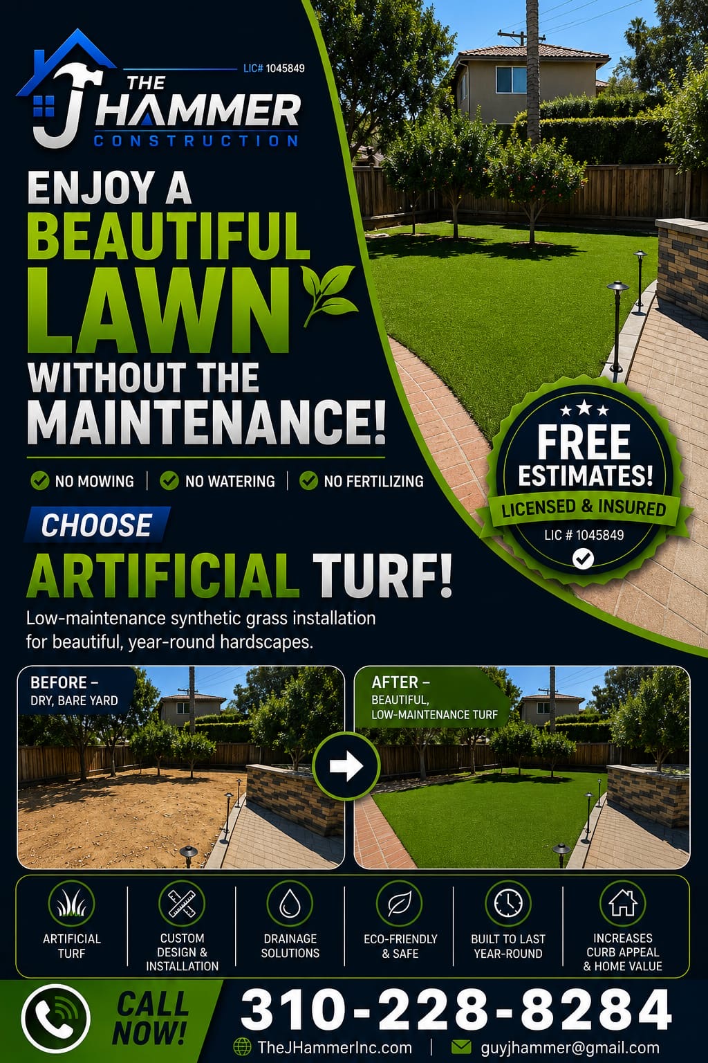 Artificial Turf Installation in Los Angeles: The Smart Way to Enjoy a Beautiful Lawn Without the Maintenance