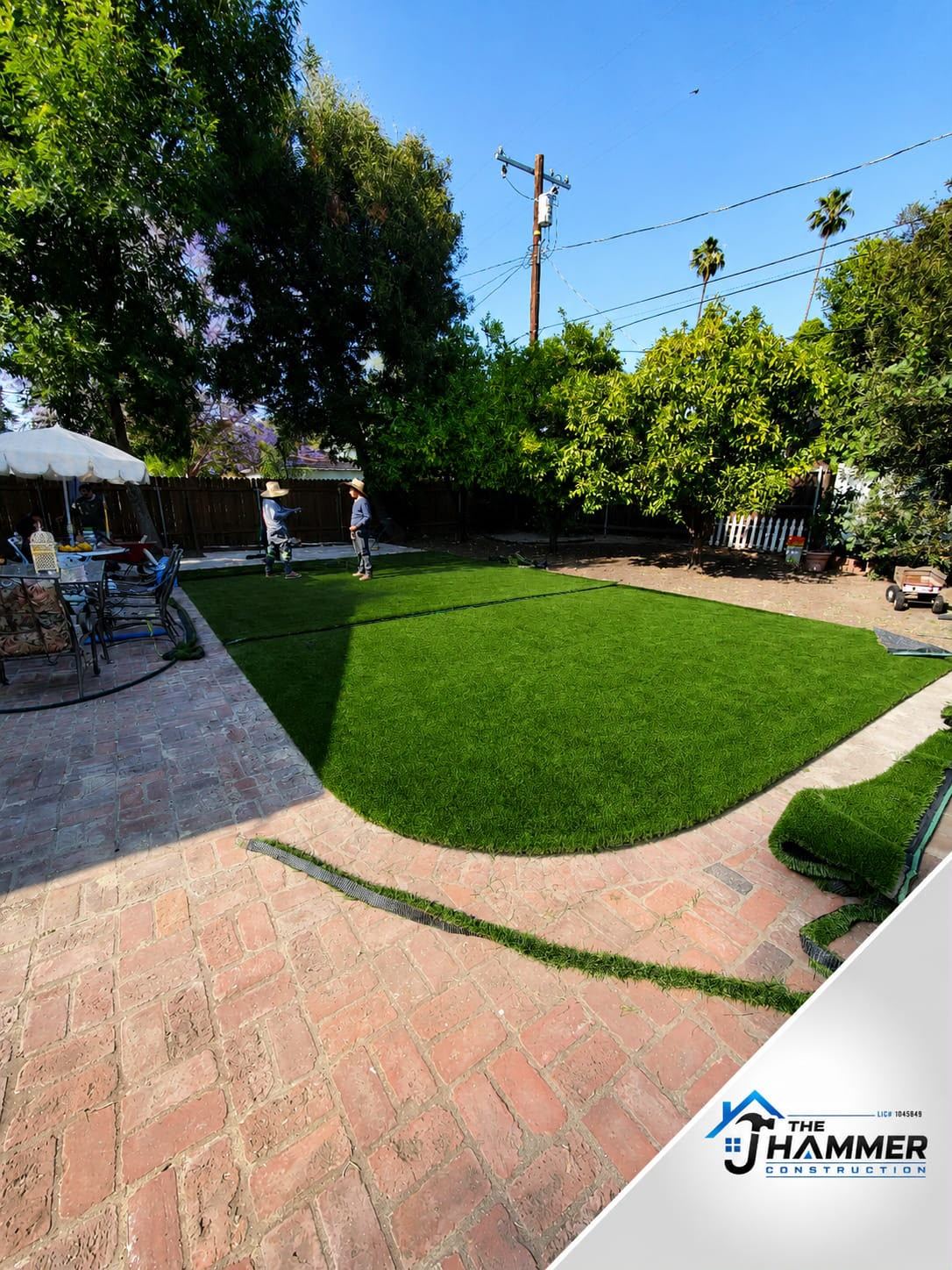 Landscaping by The J Hammer Inc in the Los Angeles area